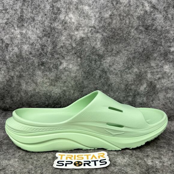 Hoka Ora Recovery Slide 3 Mens Size 11 Womens Size 13 Lime Glow 1135061-LGLGL - Picture 4 of 7
